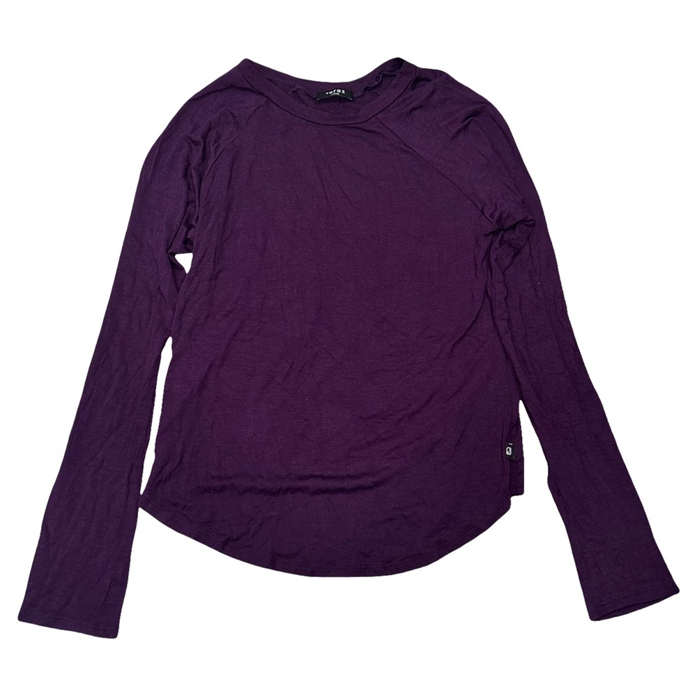 EUC Zara Terez Girls Deep Purple Long Sleeve Top